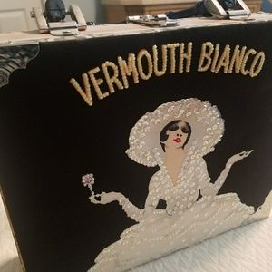 Vintage but new Vermouth Bianco box purse imported